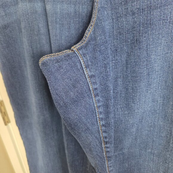 Lane Bryant Dark Wash Wide Leg Jeans - Picture 5 of 12